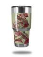 WraptorSkinz Skin Wrap compatible with RTIC 30oz ORIGINAL 2017 AND OLDER Tumblers Firebird (TUMBLER NOT INCLUDED)