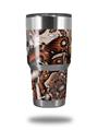 WraptorSkinz Skin Wrap compatible with RTIC 30oz ORIGINAL 2017 AND OLDER Tumblers Comic (TUMBLER NOT INCLUDED)