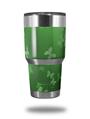 WraptorSkinz Skin Wrap compatible with RTIC 30oz ORIGINAL 2017 AND OLDER Tumblers Bokeh Butterflies Green (TUMBLER NOT INCLUDED)