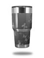 WraptorSkinz Skin Wrap compatible with RTIC 30oz ORIGINAL 2017 AND OLDER Tumblers Bokeh Butterflies Grey (TUMBLER NOT INCLUDED)