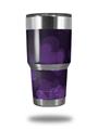 WraptorSkinz Skin Wrap compatible with RTIC 30oz ORIGINAL 2017 AND OLDER Tumblers Bokeh Hearts Purple (TUMBLER NOT INCLUDED)