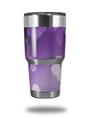 WraptorSkinz Skin Wrap compatible with RTIC 30oz ORIGINAL 2017 AND OLDER Tumblers Bokeh Hex Purple (TUMBLER NOT INCLUDED)