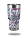 WraptorSkinz Skin Wrap compatible with RTIC 30oz ORIGINAL 2017 AND OLDER Tumblers Paper Cut (TUMBLER NOT INCLUDED)