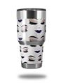WraptorSkinz Skin Wrap compatible with RTIC 30oz ORIGINAL 2017 AND OLDER Tumblers Face Dark Purple (TUMBLER NOT INCLUDED)