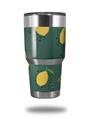 WraptorSkinz Skin Wrap compatible with RTIC 30oz ORIGINAL 2017 AND OLDER Tumblers Lemon Green (TUMBLER NOT INCLUDED)