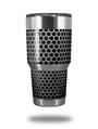 WraptorSkinz Skin Wrap compatible with RTIC 30oz ORIGINAL 2017 AND OLDER Tumblers Mesh Metal Hex 02 (TUMBLER NOT INCLUDED)