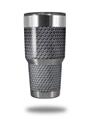 WraptorSkinz Skin Wrap compatible with RTIC 30oz ORIGINAL 2017 AND OLDER Tumblers Mesh Metal Hex (TUMBLER NOT INCLUDED)