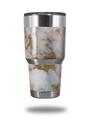 WraptorSkinz Skin Wrap compatible with RTIC 30oz ORIGINAL 2017 AND OLDER Tumblers Pastel Gilded Marble (TUMBLER NOT INCLUDED)