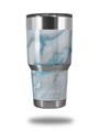 WraptorSkinz Skin Wrap compatible with RTIC 30oz ORIGINAL 2017 AND OLDER Tumblers Mint Gilded Marble (TUMBLER NOT INCLUDED)