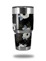WraptorSkinz Skin Wrap compatible with RTIC 30oz ORIGINAL 2017 AND OLDER Tumblers Poppy Dark (TUMBLER NOT INCLUDED)