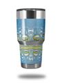 WraptorSkinz Skin Wrap compatible with RTIC 30oz ORIGINAL 2017 AND OLDER Tumblers Organic Bubbles (TUMBLER NOT INCLUDED)