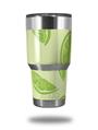 WraptorSkinz Skin Wrap compatible with RTIC 30oz ORIGINAL 2017 AND OLDER Tumblers Limes Yellow (TUMBLER NOT INCLUDED)