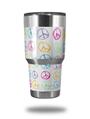 WraptorSkinz Skin Wrap compatible with RTIC 30oz ORIGINAL 2017 AND OLDER Tumblers Kearas Peace Signs (TUMBLER NOT INCLUDED)