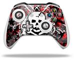 WraptorSkinz Decal Skin Wrap Set works with 2016 and newer XBOX One S / X Controller Skull Splatter (CONTROLLER NOT INCLUDED)