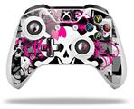 WraptorSkinz Decal Skin Wrap Set works with 2016 and newer XBOX One S / X Controller Splatter Girly Skull (CONTROLLER NOT INCLUDED)