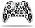 WraptorSkinz Decal Skin Wrap Set works with 2016 and newer XBOX One S / X Controller Skull Checkerboard (CONTROLLER NOT INCLUDED)