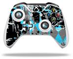 WraptorSkinz Decal Skin Wrap Set works with 2016 and newer XBOX One S / X Controller SceneKid Blue (CONTROLLER NOT INCLUDED)
