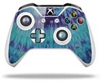 WraptorSkinz Decal Skin Wrap Set works with 2016 and newer XBOX One S / X Controller Tie Dye Blue Stripes (CONTROLLER NOT INCLUDED)