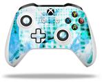 WraptorSkinz Decal Skin Wrap Set works with 2016 and newer XBOX One S / X Controller Electro Graffiti Blue (CONTROLLER NOT INCLUDED)