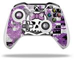 WraptorSkinz Decal Skin Wrap Set works with 2016 and newer XBOX One S / X Controller Princess Skull Purple (CONTROLLER NOT INCLUDED)
