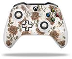 WraptorSkinz Decal Skin Wrap Set works with 2016 and newer XBOX One S / X Controller Flowers Pattern Roses 20 (CONTROLLER NOT INCLUDED)