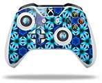 WraptorSkinz Decal Skin Wrap Set works with 2016 and newer XBOX One S / X Controller Daisies Blue (CONTROLLER NOT INCLUDED)