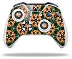 WraptorSkinz Decal Skin Wrap Set works with 2016 and newer XBOX One S / X Controller Floral Pattern Orange (CONTROLLER NOT INCLUDED)