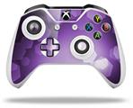 WraptorSkinz Decal Skin Wrap Set works with 2016 and newer XBOX One S / X Controller Bokeh Hex Purple (CONTROLLER NOT INCLUDED)