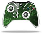 WraptorSkinz Decal Skin Wrap Set works with 2016 and newer XBOX One S / X Controller Bokeh Music Green (CONTROLLER NOT INCLUDED)