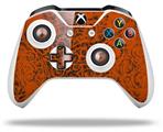 WraptorSkinz Decal Skin Wrap Set works with 2016 and newer XBOX One S / X Controller Folder Doodles Burnt Orange (CONTROLLER NOT INCLUDED)