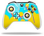 WraptorSkinz Decal Skin Wrap Set works with 2016 and newer XBOX One S / X Controller Drip Yellow Teal Pink (CONTROLLER NOT INCLUDED)