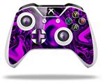 WraptorSkinz Decal Skin Wrap Set works with 2016 and newer XBOX One S / X Controller Liquid Metal Chrome Purple (CONTROLLER NOT INCLUDED)