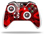 WraptorSkinz Decal Skin Wrap Set works with 2016 and newer XBOX One S / X Controller Liquid Metal Chrome Red (CONTROLLER NOT INCLUDED)