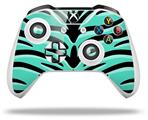 WraptorSkinz Decal Skin Wrap Set works with 2016 and newer XBOX One S / X Controller Teal Tiger (CONTROLLER NOT INCLUDED)