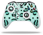 WraptorSkinz Decal Skin Wrap Set works with 2016 and newer XBOX One S / X Controller Teal Cheetah (CONTROLLER NOT INCLUDED)