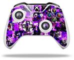 WraptorSkinz Decal Skin Wrap Set works with 2016 and newer XBOX One S / X Controller Purple Graffiti (CONTROLLER NOT INCLUDED)