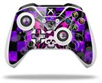 WraptorSkinz Decal Skin Wrap Set works with 2016 and newer XBOX One S / X Controller Butterfly Skull (CONTROLLER NOT INCLUDED)