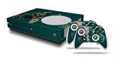 WraptorSkinz Decal Skin Wrap Set works with 2016 and newer XBOX One S Console and 2 Controllers Blown Glass