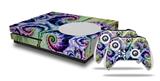 WraptorSkinz Decal Skin Wrap Set works with 2016 and newer XBOX One S Console and 2 Controllers Breath