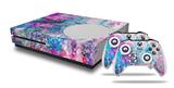 WraptorSkinz Decal Skin Wrap Set works with 2016 and newer XBOX One S Console and 2 Controllers Graffiti Splatter