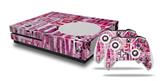 WraptorSkinz Decal Skin Wrap Set works with 2016 and newer XBOX One S Console and 2 Controllers Grunge Love