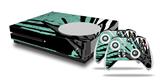 WraptorSkinz Decal Skin Wrap Set works with 2016 and newer XBOX One S Console and 2 Controllers Baja 0040 Seafoam Green