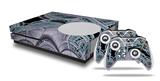 WraptorSkinz Decal Skin Wrap Set works with 2016 and newer XBOX One S Console and 2 Controllers Socialist Abstract