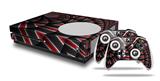 WraptorSkinz Decal Skin Wrap Set works with 2016 and newer XBOX One S Console and 2 Controllers Up And Down
