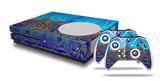 WraptorSkinz Decal Skin Wrap Set works with 2016 and newer XBOX One S Console and 2 Controllers Dancing Lilies