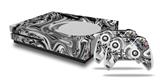 WraptorSkinz Decal Skin Wrap Set works with 2016 and newer XBOX One S Console and 2 Controllers Liquid Metal Chrome