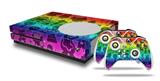 WraptorSkinz Decal Skin Wrap Set works with 2016 and newer XBOX One S Console and 2 Controllers Cute Rainbow Monsters