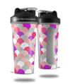 Decal Style Skin Wrap works with Blender Bottle 28oz Brushed Circles Pink (BOTTLE NOT INCLUDED)