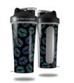 Decal Style Skin Wrap works with Blender Bottle 28oz Blue Green And Black Lips (BOTTLE NOT INCLUDED)