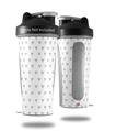 Decal Style Skin Wrap works with Blender Bottle 28oz Hearts Gray (BOTTLE NOT INCLUDED)
